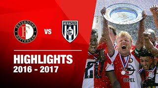 FEYENOORD LANDSKAMPIOEN  Highlights Feyenoord  Heracles Almelo  Eredivisie 20162017 [upl. by Gnoix]