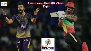 Evin lewis and Ali khan super over drama cpl 2020  Active Sports [upl. by Assyle]