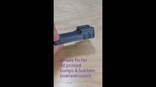 A simple fix for over extrusion when 3d printing shorts [upl. by Llewkcor]