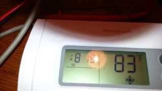 Honeywell HVAC Thermostat Controlling a 12V DC Fan [upl. by Etaner]