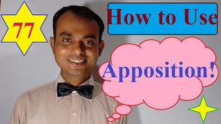 How to Use Apposition  Nominative in Apposition  Objective and Possessive in Apposition [upl. by Jankey]