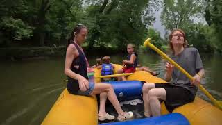 Mohican state park Cabin  9 and Mohican adventures￼ tubing down the river [upl. by Eimac]