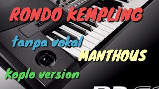 RONDO KEMPLING  MANTHOUS  Karaoke  Lirik [upl. by Alol]