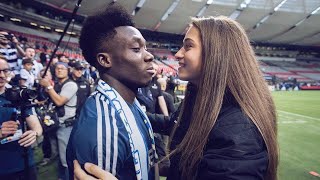 Alphonso Davies y Jordyn Huitema la historia de amor de la mejor pareja del fútbol  Oh My Goal [upl. by Ecenaj8]