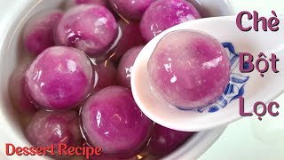 How to knead tapioca without boiling water How to make a delicious and beautiful dessert [upl. by Ahsyas]