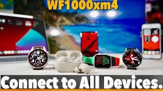 How to Pair Sony WF1000XM4 with any iPhone [upl. by Richlad]