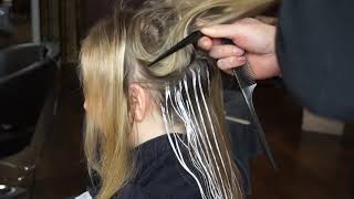 TUTORIELBalayage blond cheveux fin [upl. by Zulema]