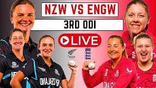 ENG W Vs NZ W Live  3rd ODI  England Women vs New Zealand Women  Cricket Live Match Today [upl. by Nitnilc]