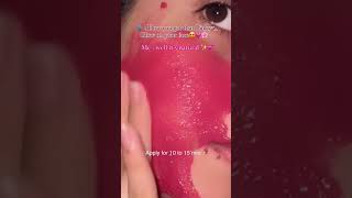 Beetroot mask for glowing skin 😇😇 Itsamna401 viralvideo shorts beautytips [upl. by Nerfe232]