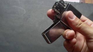 zippo trick 3  Palm Squeeze  with tutorial [upl. by Einnek435]