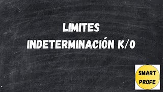 LIMITES INDETERMINACION K0 SECUNDARIA  BACHILLERATO [upl. by Timmie]