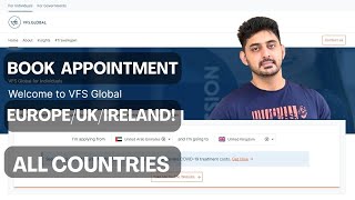 Book an Appointment With VFS Global  Visa Appointment [upl. by Jeddy736]