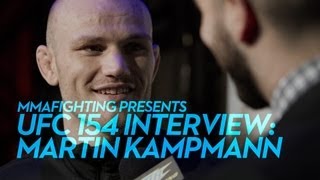 UFC 154 Martin Kampmann Thinks Johny Hendricks Should Trim His Beard [upl. by Ydaf]