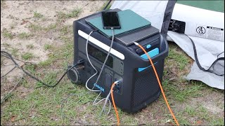 Camping with the Anker SOLIX F2000 Best Outdoor Camping Power Station [upl. by Brownson]