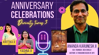 DISCOVERING INNERLIGHT EP 7 LIVE PODCAST WITH ANANDA KARUNESHJIanandakarunesh8923DeviCircle [upl. by Llirret551]