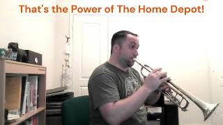 The Home Depot Theme on trumpet [upl. by Icats467]