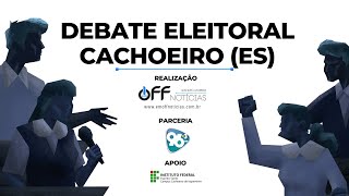 Debate eleitoral de Cachoeiro assista ao vivo [upl. by Nilorac]