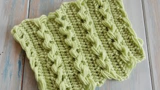 Loop Stitch Braid  How to Crochet Fiddly [upl. by Lockhart]