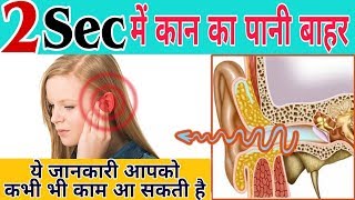 कान से पानी बाहर निकालने के घरेलु उपाय How to get Water out from Ear [upl. by Kerge]