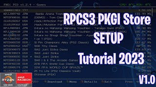 How To Install PKGI Store on RPCS3 2023 Please Read Description [upl. by Imorej8]