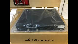 SatCom Resellers IDirect X3 Evolution DVBS2 router amp modem [upl. by Favien]