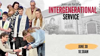 Intergenerational Worship Service  June 30 2024  Canadian Memorial United Church [upl. by Atel]