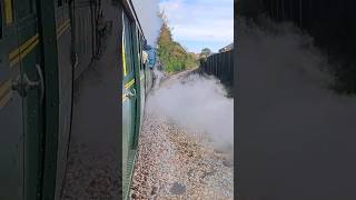 Locos 2 amp 3 pull away from flooded Prince of Wales Bridge  RHDR railway train [upl. by Adian]