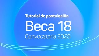 Beca 182025 tutorial de postulación para la preselección [upl. by Analeh]