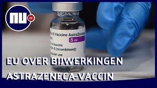 Bekijk hier de persconferentie over de bijwerkingen van het AstraZenecavaccin  NUnl [upl. by Micheline]