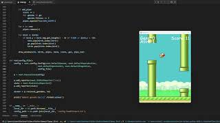 AI plays flappy bird NEAT Python [upl. by Sib]