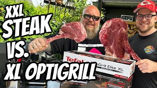 Der GRÖSSTE OptiGrill vs Tomahawk Steak Stellt sich der OptiGriller dem Kampf  030 BBQ [upl. by Estis]