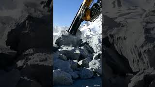 Fractum Breaker The Ultimate Rock Breaking Machine for Mining and Demolition shorts mining [upl. by Bonaparte]