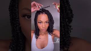 Easy crochet passion twist tutorial  designs by jazmyne  amazon hair  protectivestyles hair [upl. by Leipzig226]