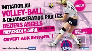 Initiation au volleyball avec les Béziers Angels [upl. by Shaeffer]