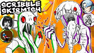 Artists Create MONSTERS  SCRIBBLE SKIRMISH EP 02 [upl. by Haberman157]