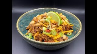 One pot mexicansk risret med kidney bønner chili og hakket oksekød [upl. by Valdemar]