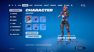 The Best Combos For The New quotBrite Raiderquot Skin [upl. by Balling687]