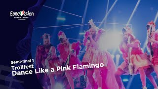 TrollfesT  Dance Like A Pink Flamingo  LIVE Melodi Grand Prix 2022 SemiFinal 1 [upl. by Schwarz]