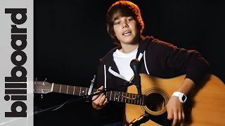 Justin Bieber One Time Full Acoustic Performance  Billboard Live Studio Session [upl. by Barnabas]