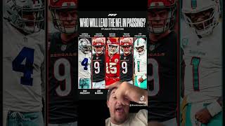 Who will lead the NFL in passing trending nfl nflfootball shorts patrickmahomes dakprescott [upl. by Ahsar]