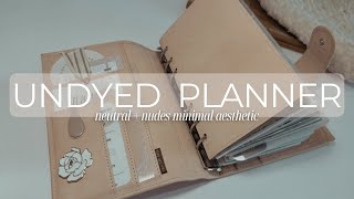 longest vid Ive ever done 0 PERSONAL UNDYED PLANNER  detailed  chatty setup  fav color palette [upl. by Kippy]