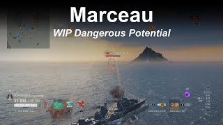 Marceau  Work In Progress Dangerous Potential  World of Warships Legends  Stream Highlight [upl. by Ginevra]