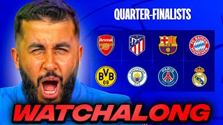 Champions League Knockout Draw WATCH ALONG [upl. by Orsola82]