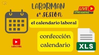 confección del calendario laboral [upl. by Eidoow]