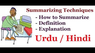 Summarizing tips  Summarizing Techniques  Urdu  Hindi [upl. by Nahaj]