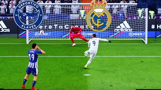 Real Madrid vs Alaves  Penalty Shootout  UEFA Euro 2024  MBAPPE FiFA 23 4K Gameplay [upl. by Adnalue]