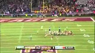 4 Notre Dame vs Boston College 2012 Football Highlights [upl. by Yusem]