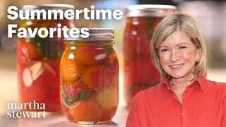 Martha Stewart Makes Her Favorite Summer Recipes  Best Summertime Dishes  Martha Stewart Living [upl. by Egwin]