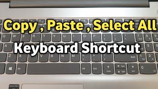 Laptop me Copy Paste  Select All Keyboard Se Kaise Kare  How to Copy Paste Windows laptop [upl. by Placia]