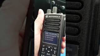 MOTOROLA DP4801E GB7PN DMR NO ANTENNA EXCELLENT SENSITIVITY RSSI DISPLAY [upl. by Amarillas]